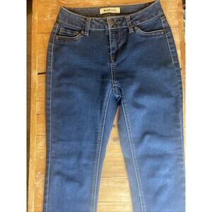 BLUE SPICE Jeans Size 1 Skinny Women's Juniors Stretch Low Rise Medium Wash Blue